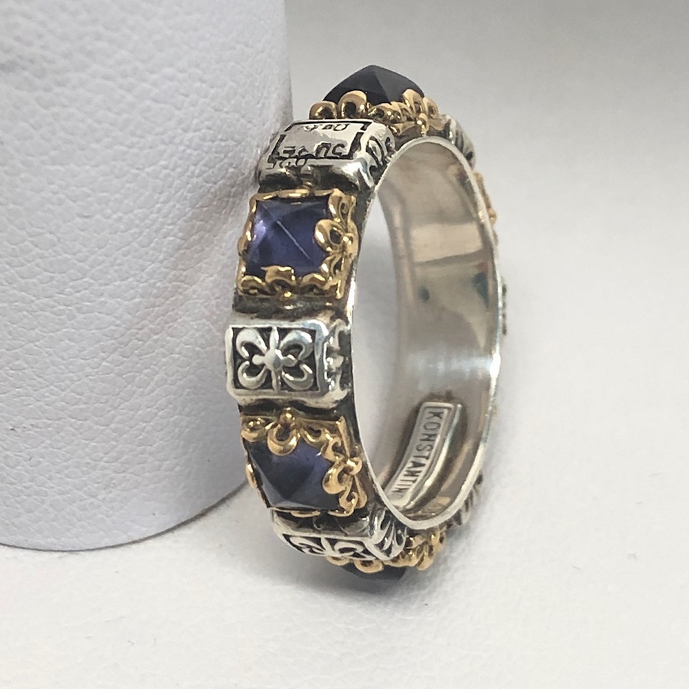 KONSTANTINO Treasures Ring .925 18K Amethyst | Perfect for the Holidays …